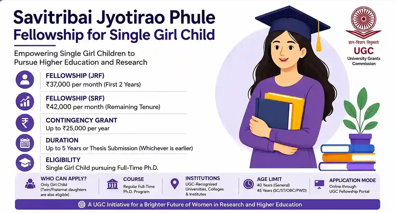 Savitribai Jyotirao Phule Fellowship 2026